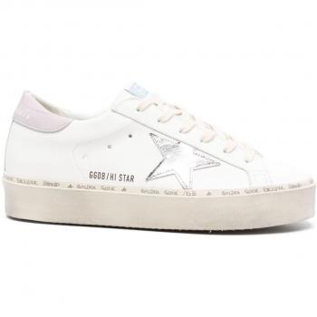 Sneakers Hi Star in Pelle Bianca (Taglia 38)