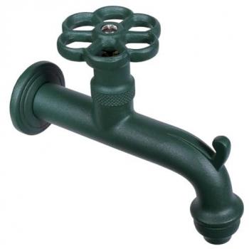 Rubinetto Verde per Fontana da Giardino in Ottone Belfer RUB/022