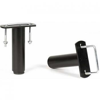 EBAC Literie : 2 pieds de liaison réglables, noir, 14–25 cm