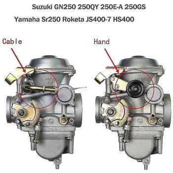 Carburador Hensim HS400 Scout 300cc‑400cc compatible con GN250