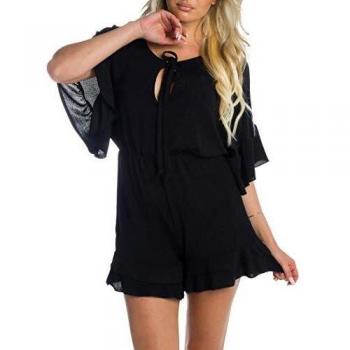 Glitzernder Overall im Hotpants-Style One Size