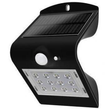 PIR faretto solare IP65 120° 1,5 W 3000 K