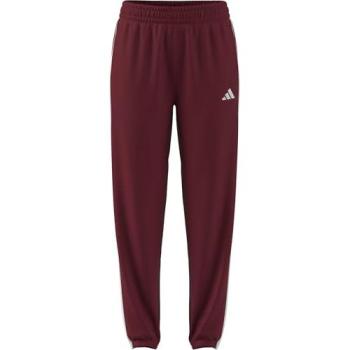 Adidas Train Essentials Woven Joggers – Maroon & White for Women