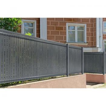 Lames Rigides PVC CINTO 10m H.100cm Gris
