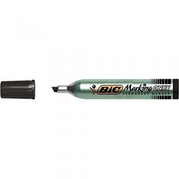 BIC Onyx 1591 Permanent Marker, Keilspitze, Schwarz