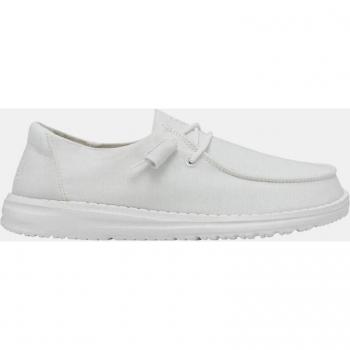 Hey Dude Damen Halbschuhe Wendy Slub Canvas 40063-100 Weiß Größe 38
