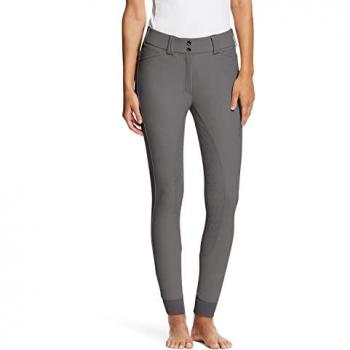 Ariat Damen Reithose 40 Plum Grey Tri Factor Vollgrip – Full-Grip