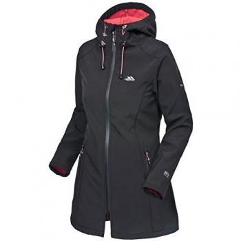 Chaqueta de Cuero Sintético Trespass Kitsy SoftShell Mujer Negra L