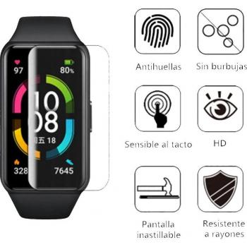 2pcs Hydrogel Clear Protective Film for Honor Watch 6 Smartwatch