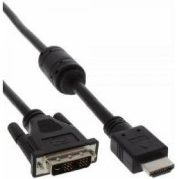 InLine HDMI (Typ A) — DVI (1.50 m, HDMI), Video Kabel