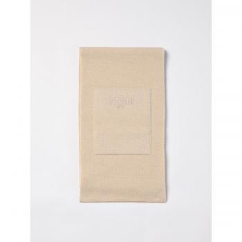 Lana Beige Fendi Sciarpa per Ragazzi