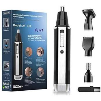 Professional 4 in 1 Painless Nose & Ear Hair Trimmer