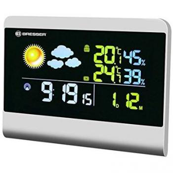Bresser Temeotrend 7007300QT5000 – Stazione Meteo RGB in Grigio