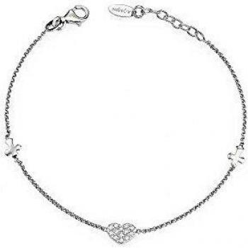 Orecchini Amen donna con croci e cuori in argento