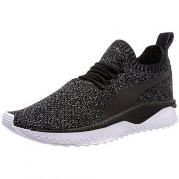 Puma Adult Unisex Tsugi Apex Evoknit Low Top – Black/Aquifer White