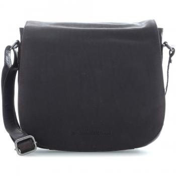 Chesterfield Brand Wax Pull Up Shoulder Bag 25 cm Brown