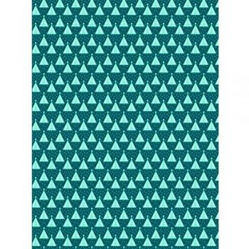 Nom: Papier DÃ©copatch 30 x 40 cm 703 bleu fonce avec motifs de noël
