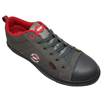 Size 5 Lee Cooper Retro Baseball Safety Footwear – Grey
