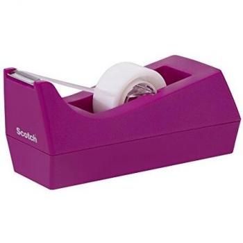 Portarrollo de cinta adhesiva Scotch fucsia 19 mm x 8,9 m
