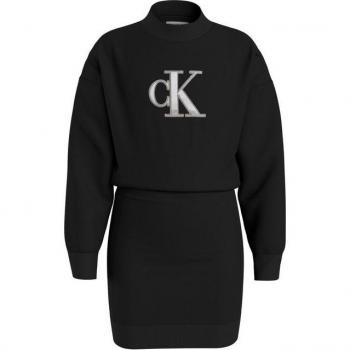 Calvin Klein Jeans Sweatkleid für Mädchen »METALLIC MONOGRAM HWK DRESS«