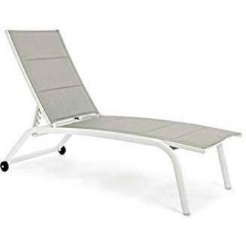 Lettino Alto C-Ruote Cleopas Bianco ZH10 con Ruote Pivotanti