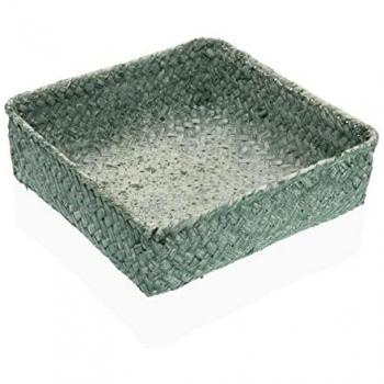 VERSA Küchenaccessoires, Serviettenring in Seetanggrün 19 x 5,5 x 19 cm