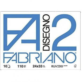 10-Sheet Fabriano Rough Album, 24x33 cm, 110 g/m²