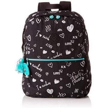 Kipling EMERY Cartable, 42 cm, 22 litres, Multicolore (Fille Doodle)