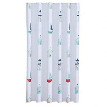 MildewDefender Shoreline Shower Curtain – Lustre Finish