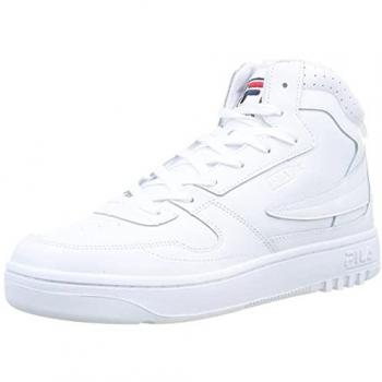 Baskets Fila Fxventuno L Mid pour homme en cuir blanc