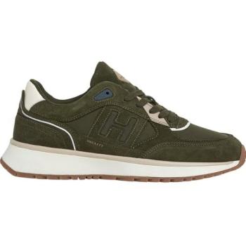 Hackett Zapatillas de Piel Otto Run Hombre Verde (41) – Plano y Cordones