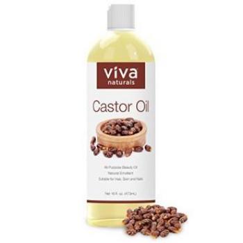Viva Naturals PureSilk Castor Oil – 16 fl oz Full Body Care