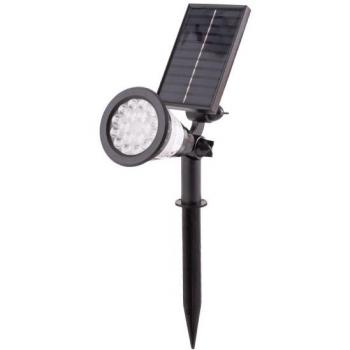 Luce di Segnalazione Solare LED 3000K con Pannello 5.5V/1.1W e Batteria 3.7V/1200mAh