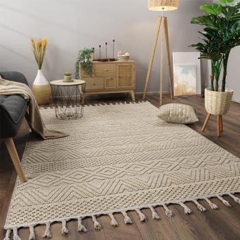 Pelo Breve Motivo Nordico 120x160 cm – Cremisi