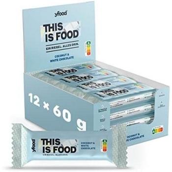 Yfood Riegel mit 14g Protein Kokosnuss & Weiße Schokolade