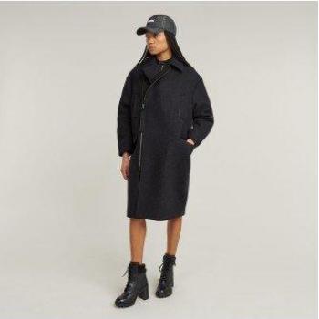 Cocoon Zip Coat Casual Negro – G‑Star 2024