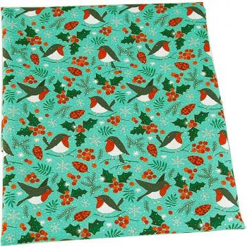 Tissu Décoratif Noël 50×145 cm – Coton Imprimé pour Couture