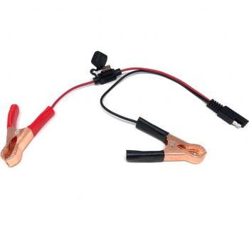 SAE to Alligator Clip Quick Connect Harness 7.5A Fuse 30CM