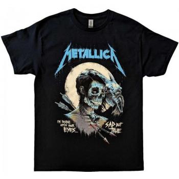 Metallica T-shirt unisex Sad But True in cotone con poster