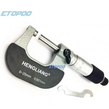 Calibration Micrometer 0-25MM x 0.001/0.01 Micron