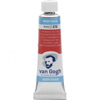 Van Gogh Bastelfarbe & Aquarell – 10 ml Permanentrot 370 (Hell/Dunkel)