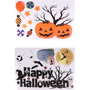 Stickers muraux Halloween 2 pièces