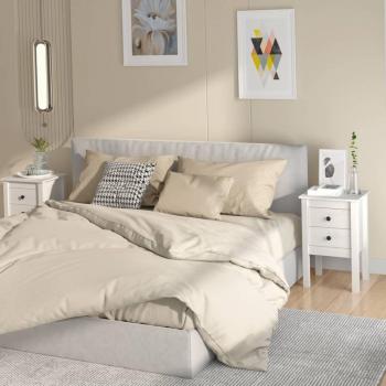 Tables de chevet 2 pcs en Bois de pin solide 40x35x61,5 cm