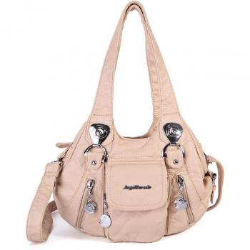 Bolso de Mujer PU Color Puro Diagonal