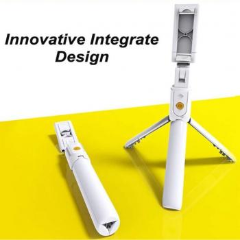 Palo para Fotos Extensible K07, Trípode Plegable y Monopié con Control Remoto Inalámbrico