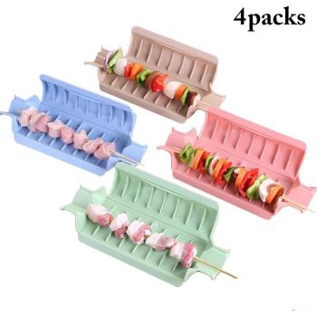 Kit de Brochetas de Cerdo y Verduras al Aire Libre