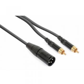 Câble audio XLR‑RCA (Mâle) 3 m – PD Connex CX58‑3