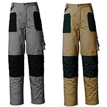 Pantaloni Stretch Grigio/Nero Taglia S