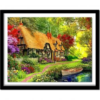 Pastoral Life Diamond Hand Embroidery by Numbers (20x30cm)