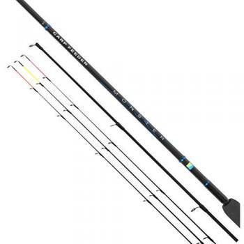 Canne à pêche carpe Preston Monster X – 3 m – Noir – Adultes – Mixte